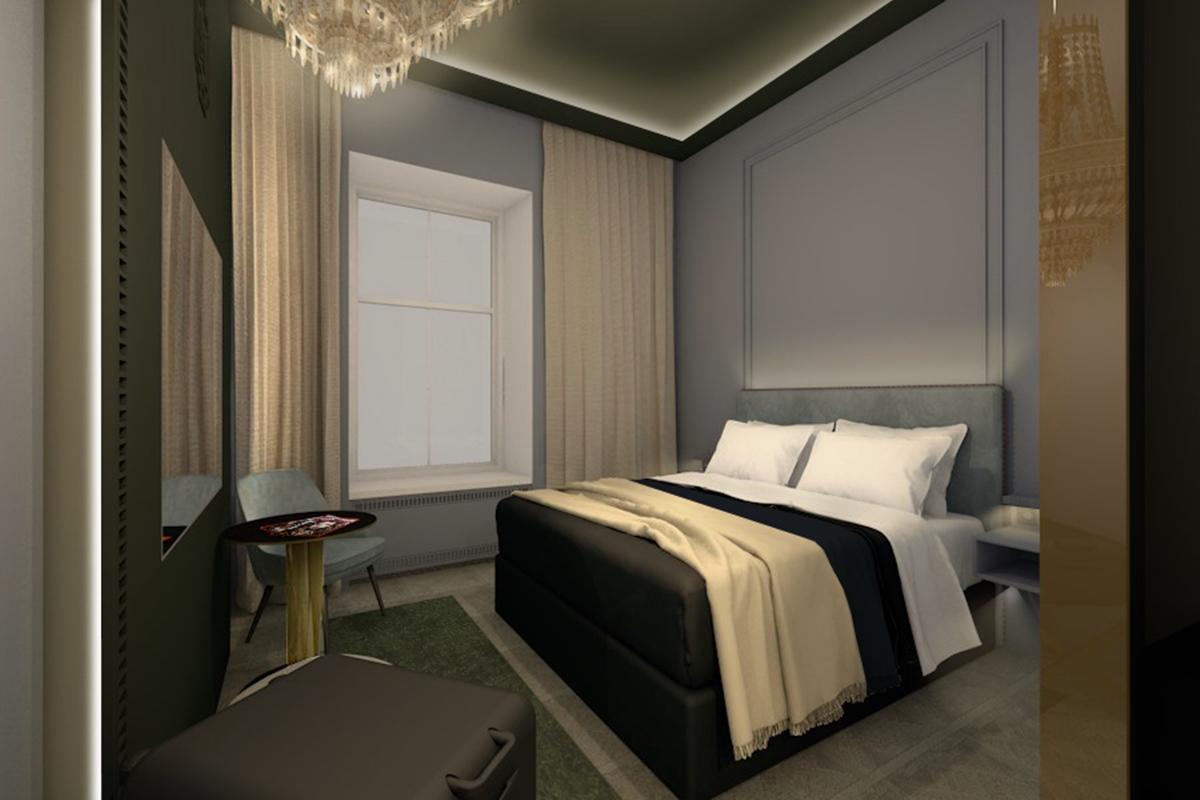Nh Collection Helsinki Grand Hansa Exterior foto A bedroom at the hotel