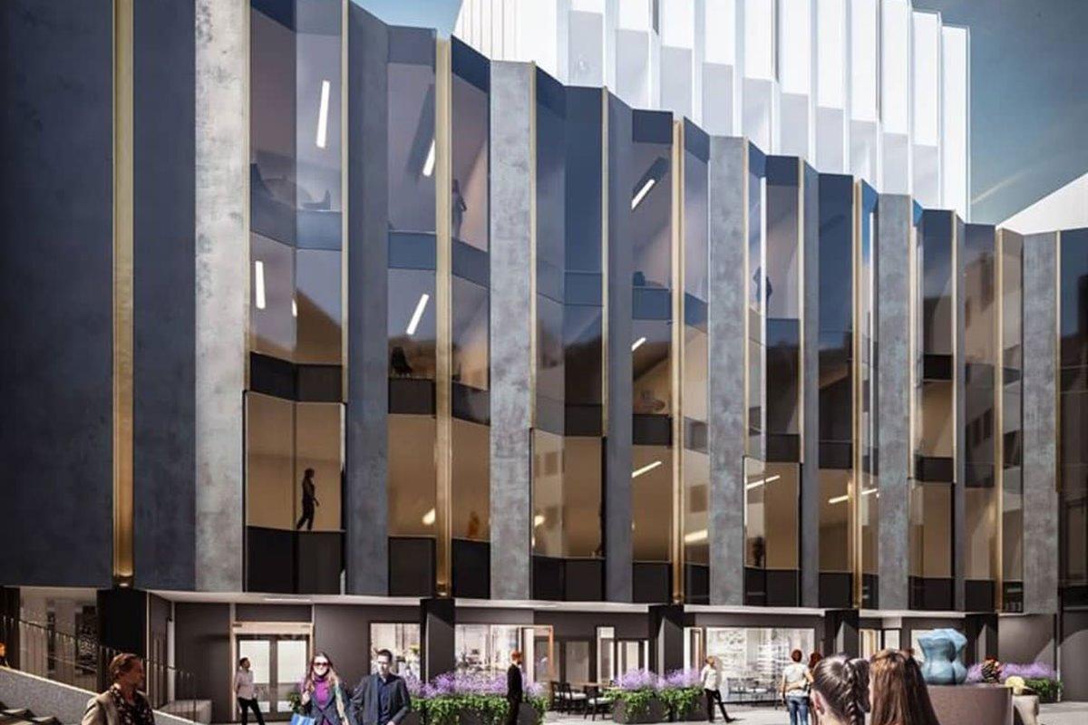 Nh Collection Helsinki Grand Hansa Exterior foto The proposed station entrance